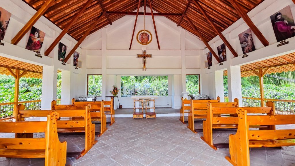 Capilla San Jerónimo, ubicada en el Parque del Café